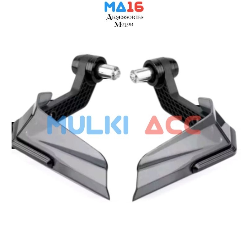 HITAM Handguard ADV 150/160 การ์ดแฮนด์ ADV 160/150 แฮนด์การ์ด ADV อุปกรณ์เสริมรถจักรยานยนต์ - สีดํา