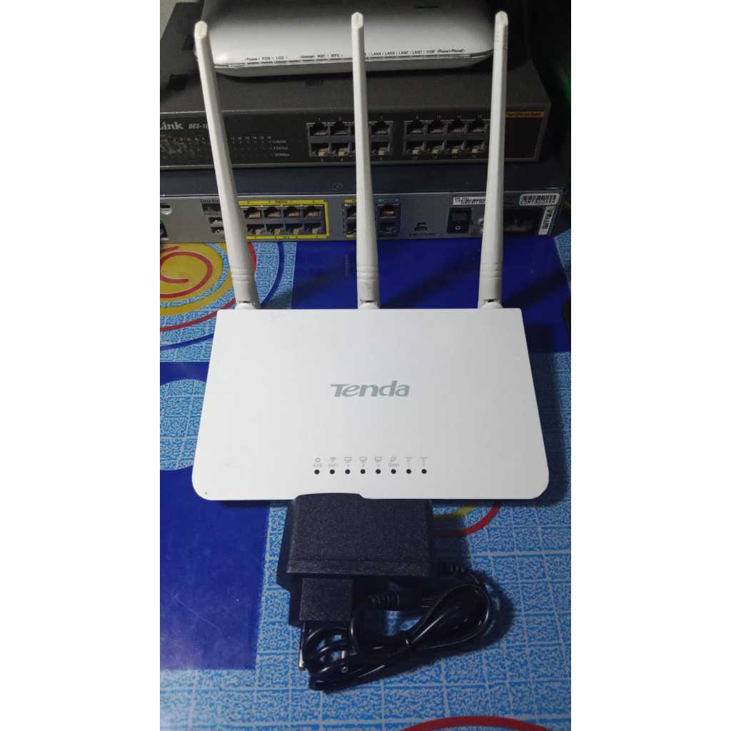 ใช้เราเตอร์ TENDA F3 NORMAL [สามารถ PPPOE SUITABLE สําหรับ RTRW NET VOUCHER] SECOND ORIGINAL
