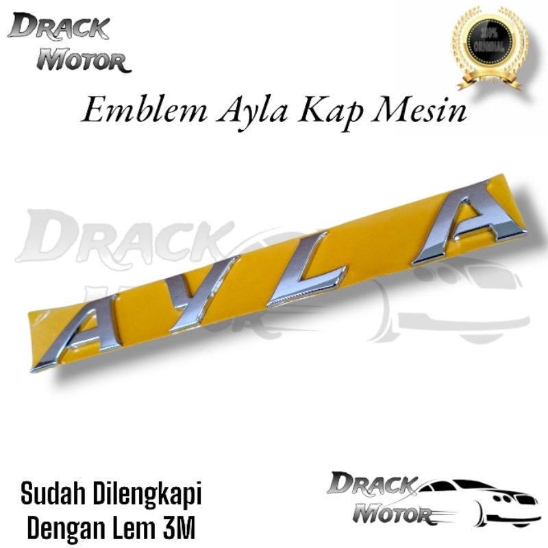 MESIN Original Ayla Chrome Emblem with Ayla Hood