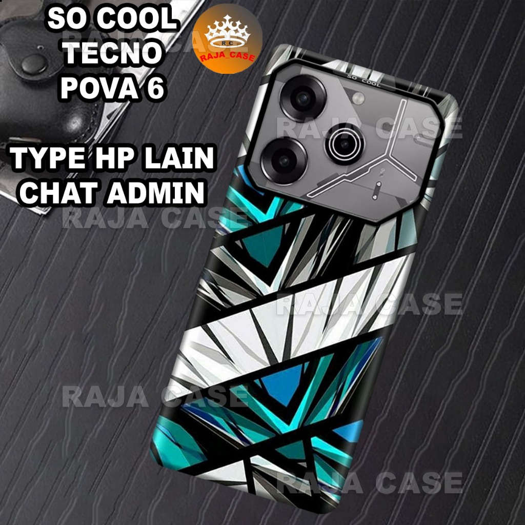 (RC2) เคส SO COOL HP TECNO POVA 6 ใหม่ล่าสุด CASING/SILICONY CASE PROTECTIVE HP PRINTED สําหรับ GUYS