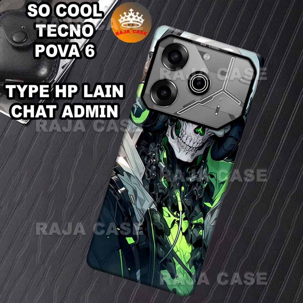 (RC24) เคส SO COOL HP TECNO POVA 6 ใหม่ล่าสุด CASING/SILICONE CASE PROTECTIVE HP MOTIVE สําหรับ GUYS