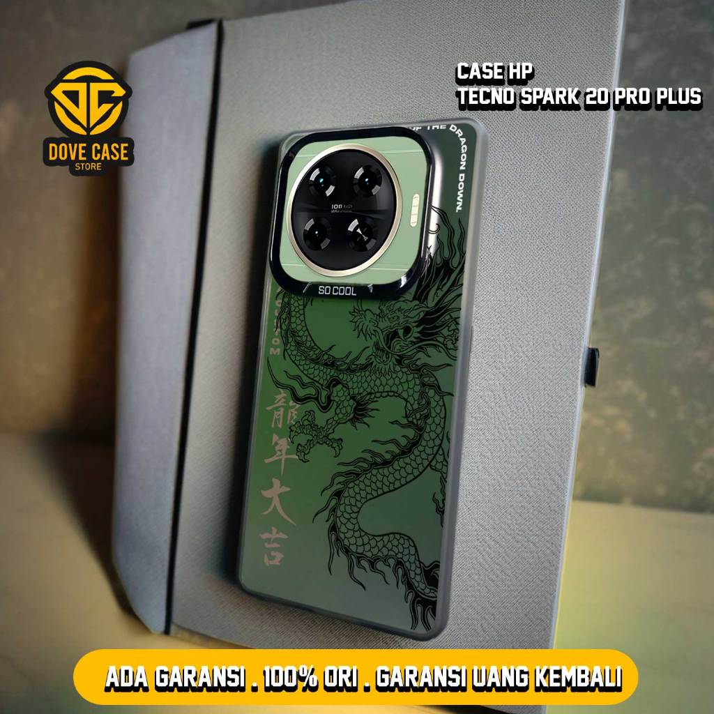 CASE INFINIX TECHNO SPARK 20 PRO PLUS เคสใหม่ล่าสุด IMD HOLOGRAM DR4G0N PNG - CASE IMD HYBRID PLATE 