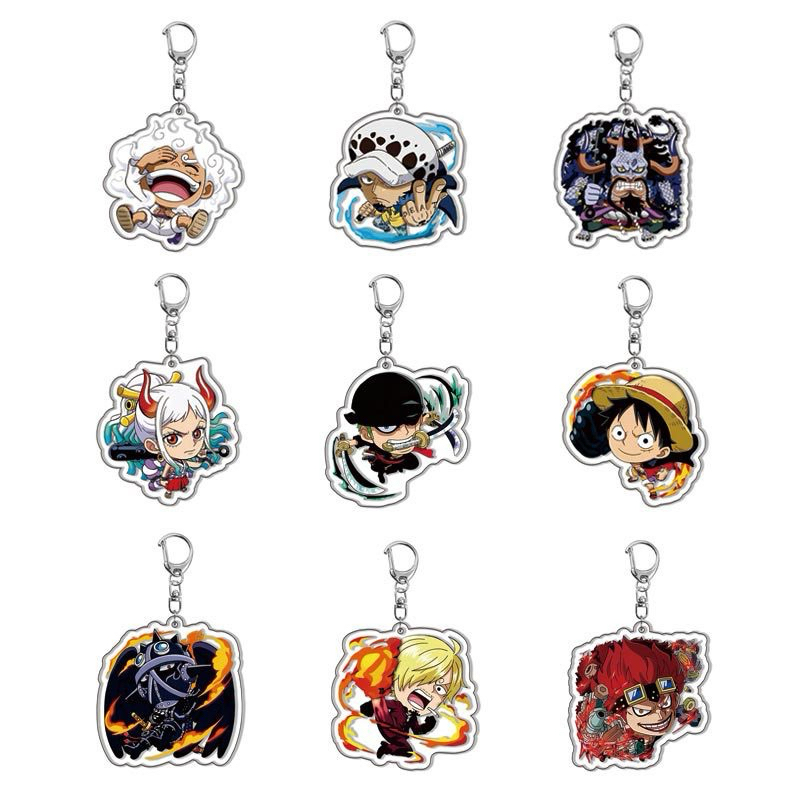 GANTUNGAN BLANJA.ids ONE PIECE ANIME KEYCHAIN / พวงกุญแจอนิเมะ 1 ชิ้น / พวงกุญแจชิ้นเดียว / พวงกุญแจ