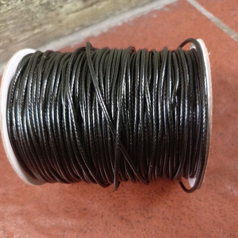 (ต่อ 2 เมตร) GLOZZ 2MM KOREAN ROPE, WAX CORD ROPE, BRACELET NECKLACE CRAFT ROPE