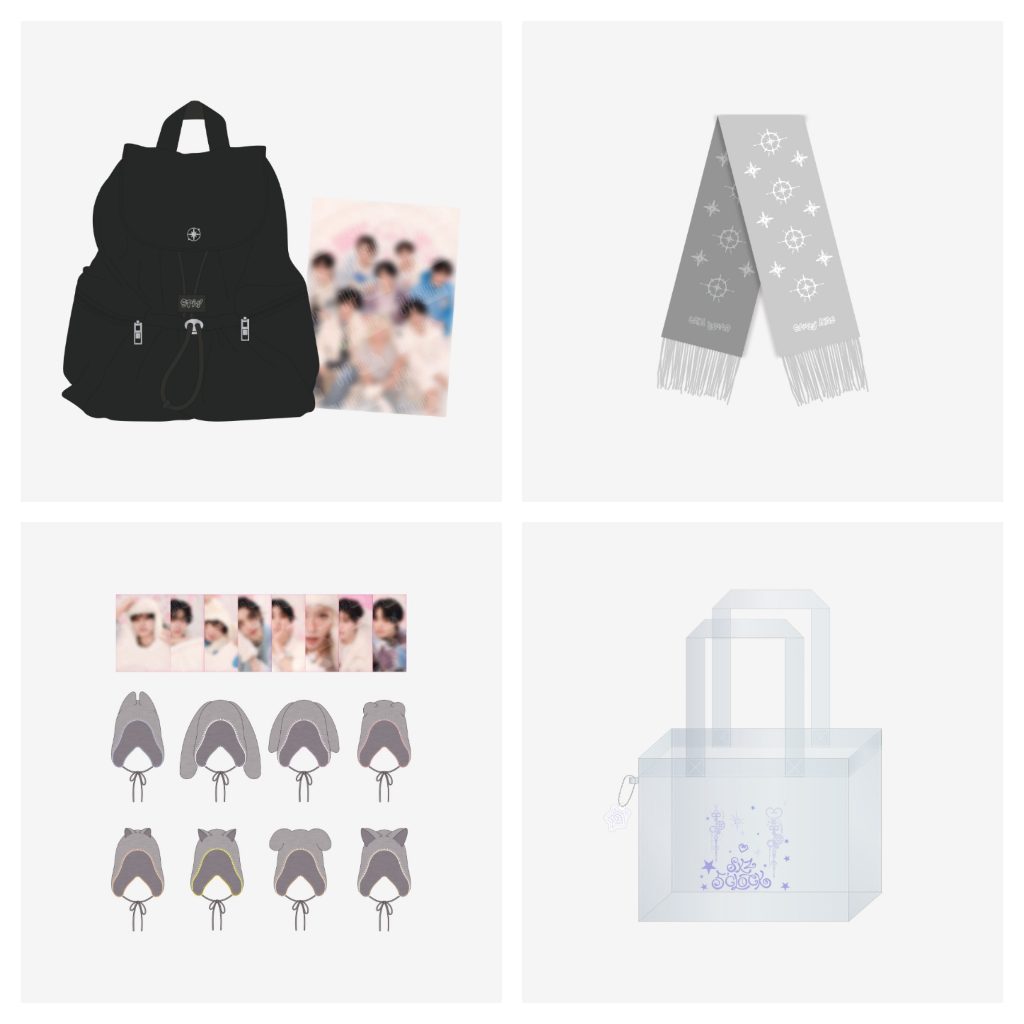 [BOOKED] STRAY KIDS 5th Fanmeeting - 5 OCLOCK MD (Beanie / Muffler / Custom Bracelet / Long Sleeve /