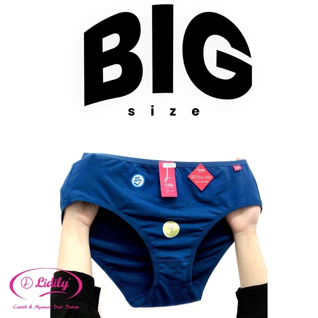 KATUN (6pc) Lydyly CD LD 011 | กางเกงชั้นในกันลื่นผ้าฝ้ายแม็กซี่พื้นฐานสําหรับผู้หญิง - Kshop