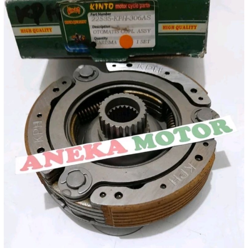 22535 KPH 306AS KINTO แผ่นคลัทช์คู่ Honda Karisma Supra X 125 คาร์บูเรเตอร์ Supra X 125 Fi คุณภาพดีท