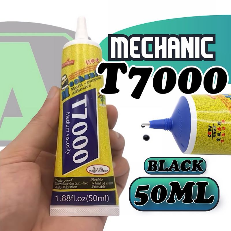 MECHANIC T7000 BLACK GLUE 50ML ของแท้
