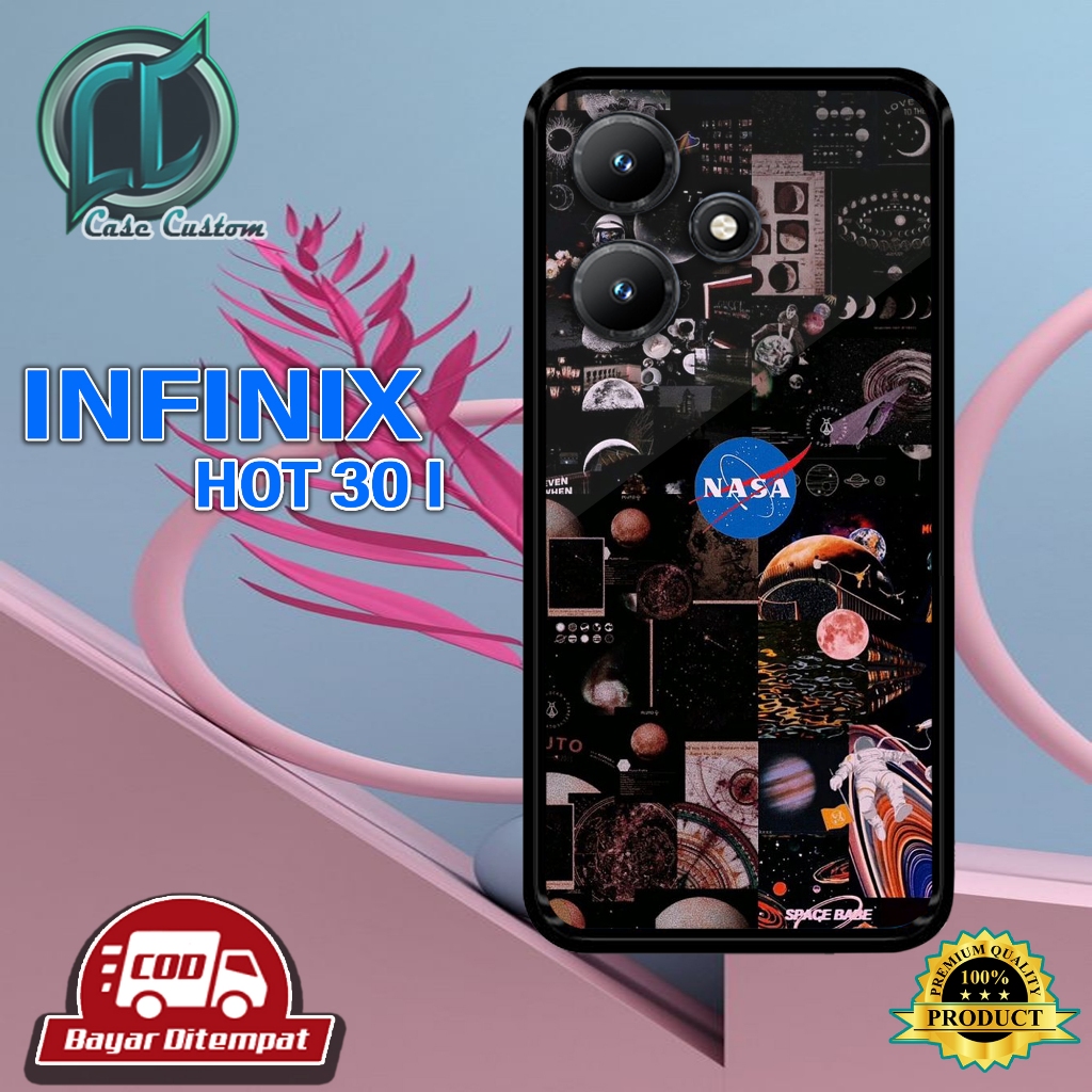 HP INFINIX HOT 30i สามารถใช้สําหรับโทรศัพท์ทุกประเภท ยัง _เคสเงาล่าสุด _เคสแบบกําหนดเอง_Hardcase 2D 