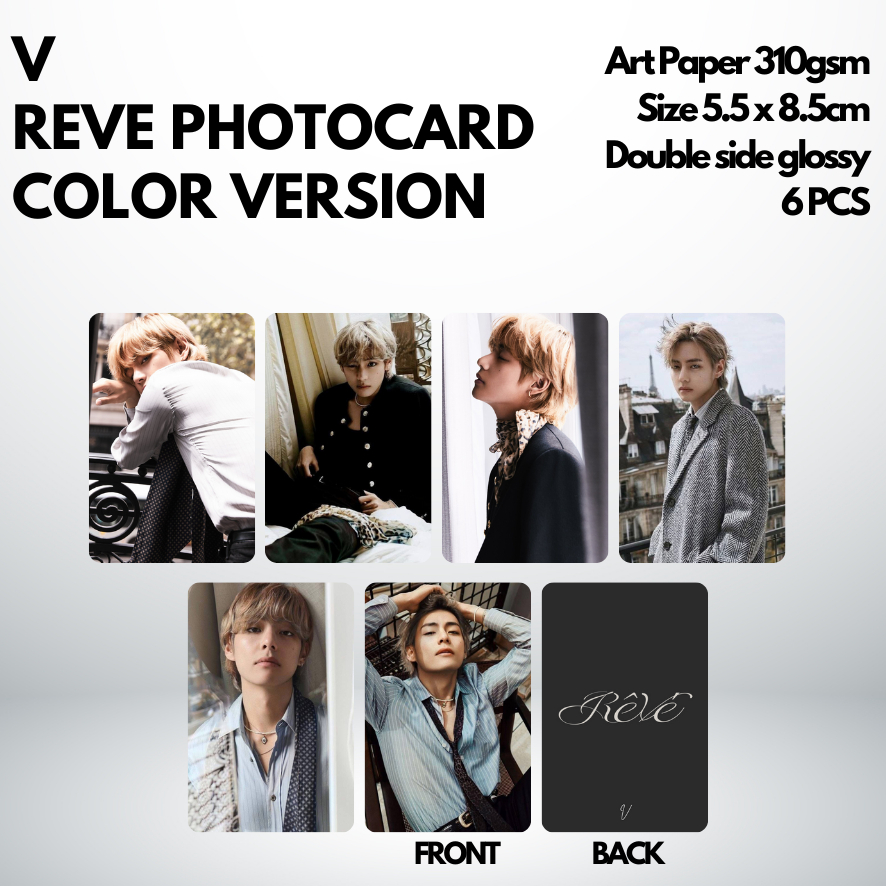 [KUKIRA] Photocard V Kim Taehyung REVE