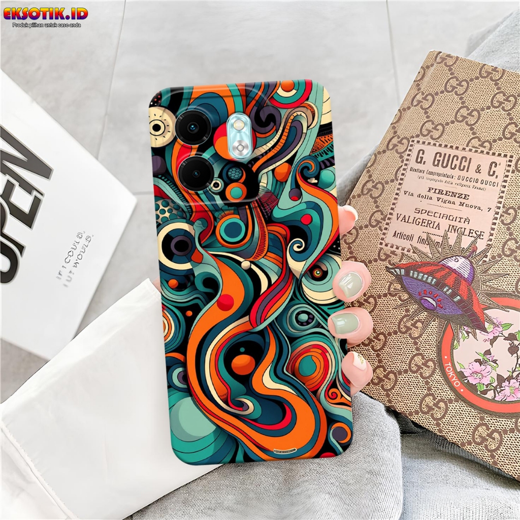 เคส Infinix Hot 50i - เคส Infinix Hot 50i - เคสแฟชั่น - Infinix Hot 50i Silicone - Cool and Cute Mot