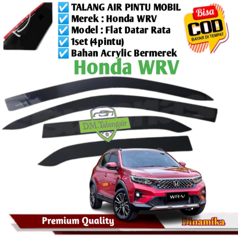 Honda WRV 2022-2025 รางน้ํารถ 4 ประตู คุณภาพระดับพรีเมียม