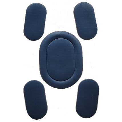 Logitech G102 / G203 Lightync Glide Mouse Feet - สีดํามาตรฐาน