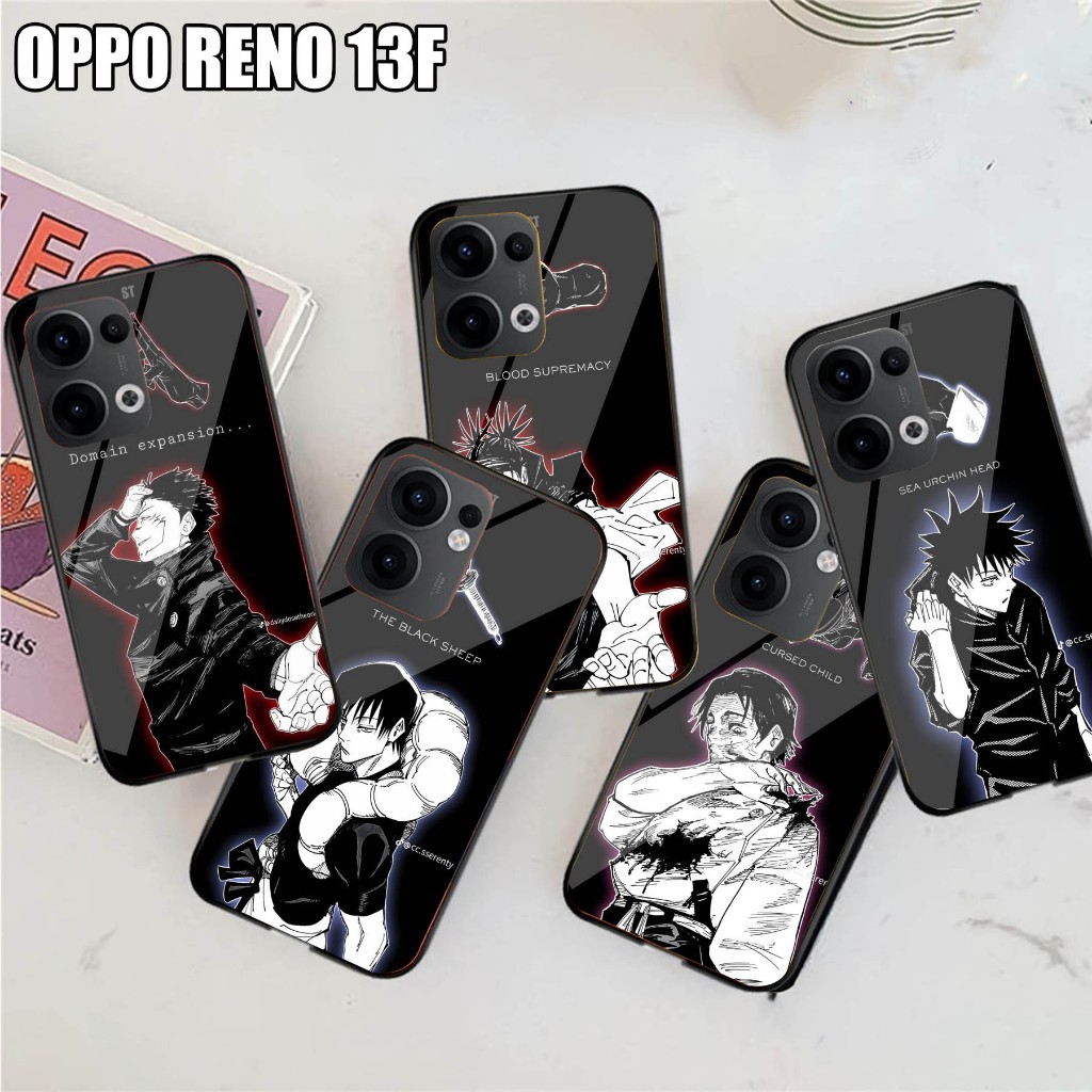 HP SENJACASE SOFTCASE GLASS TYPE 0PP0 RENO 13F ใหม่ล่าสุด - Silicone - เคสเคลือบเงา - เคส - ล่าสุด -