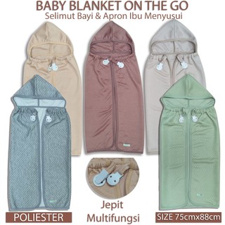 Ummababyshop Blanket On The Go - Selimut Bayi Multifungsi & Apron Penutup Ibu Menyusui Hadiah Kado Kelahiran Nursing Cover