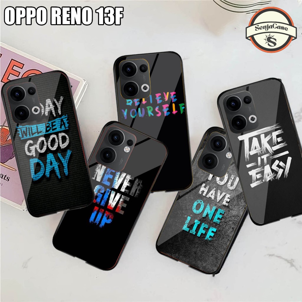 HP SENJACASE SOFTCASE GLASS TYPE 0PP0 RENO 13F ใหม่ล่าสุด - Silicone - เคสเคลือบเงา - เคส - ล่าสุด -
