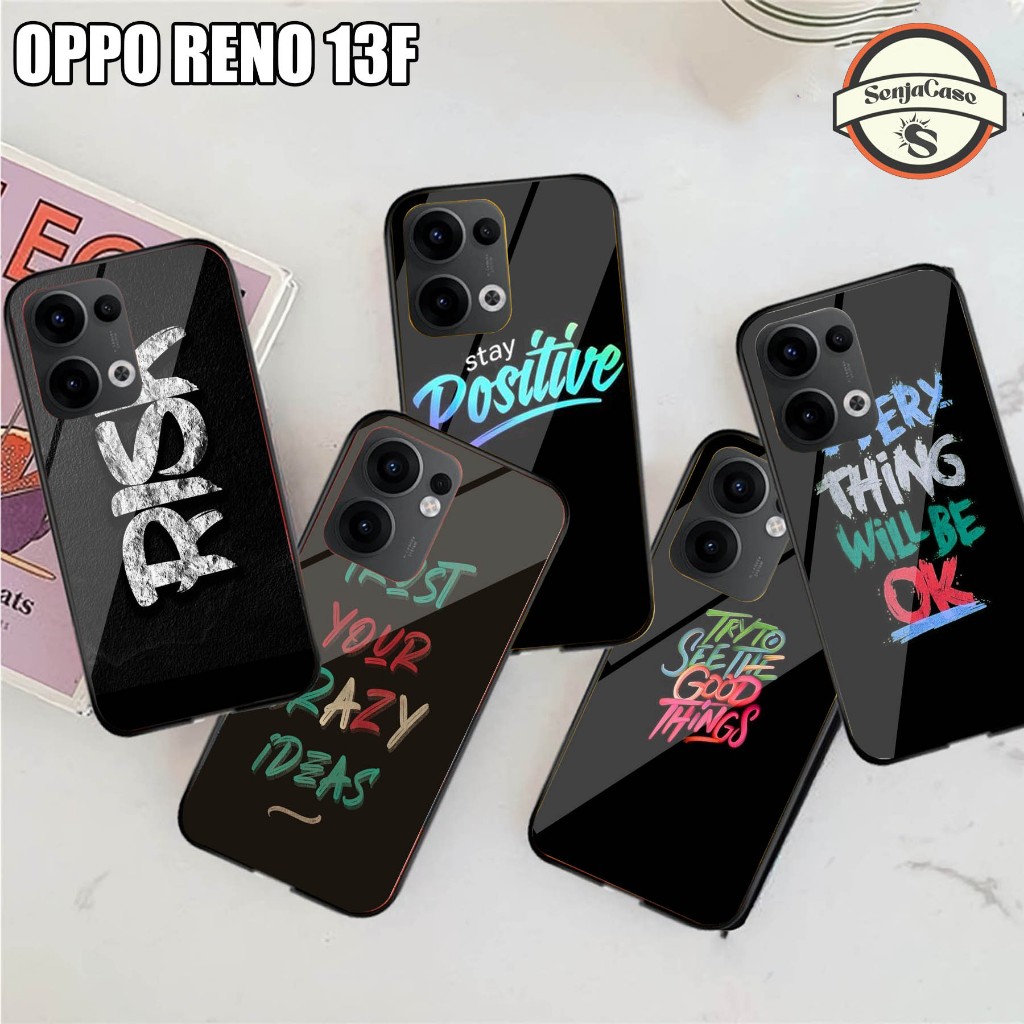 HP SENJACASE SOFTCASE GLASS TYPE 0PP0 RENO 13F ใหม่ล่าสุด - Silicone - เคสเคลือบเงา - เคส - ล่าสุด -