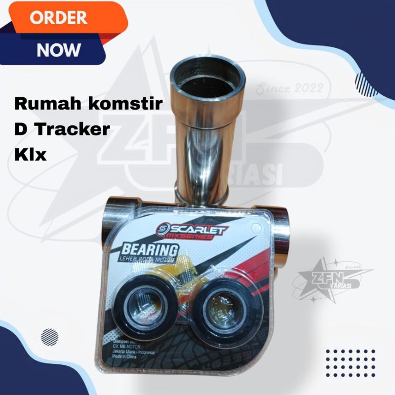 ท่อพวงมาลัย KLX KLX D TRACKER 150 Scarlet Bearings Motor