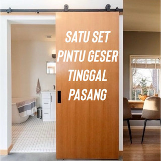 Ready Satu Set Pintu Sleding | Satu Set Pintu Geser | Pintu Sleding