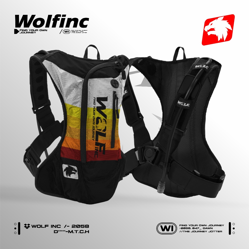 Hydropack Bag / Hydrobag Enduro Trail Adventure Wolf Inc Fortis Black