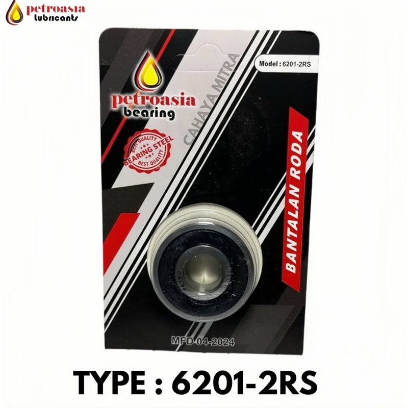 PETROASIA Laher Bearing 6201 2RS 62012RS 6201-2RS ORIGINAL // แบริ่ง Petrosia