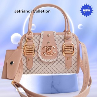 Jefriandi store _Tas selempang free gantungan dompet mini kunci putar 5 varian warna terbaru