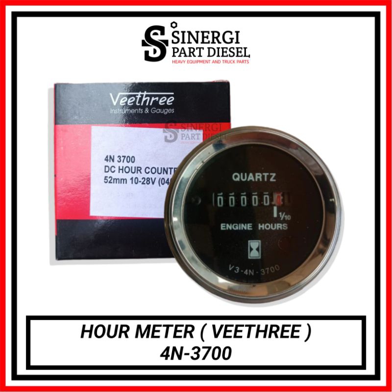 HOUR METER 4N3700 HOUR METER VEETHREE 4N-3700