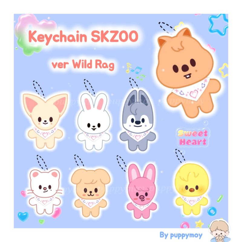 อ่านโต๊ะ BEFORE CO BALLCHAIN KEYCHAIN SKZOO STRAY KIDS SKZ KPOP UNLOCK CLOCK 5TH FANMETING OFFICIAL 