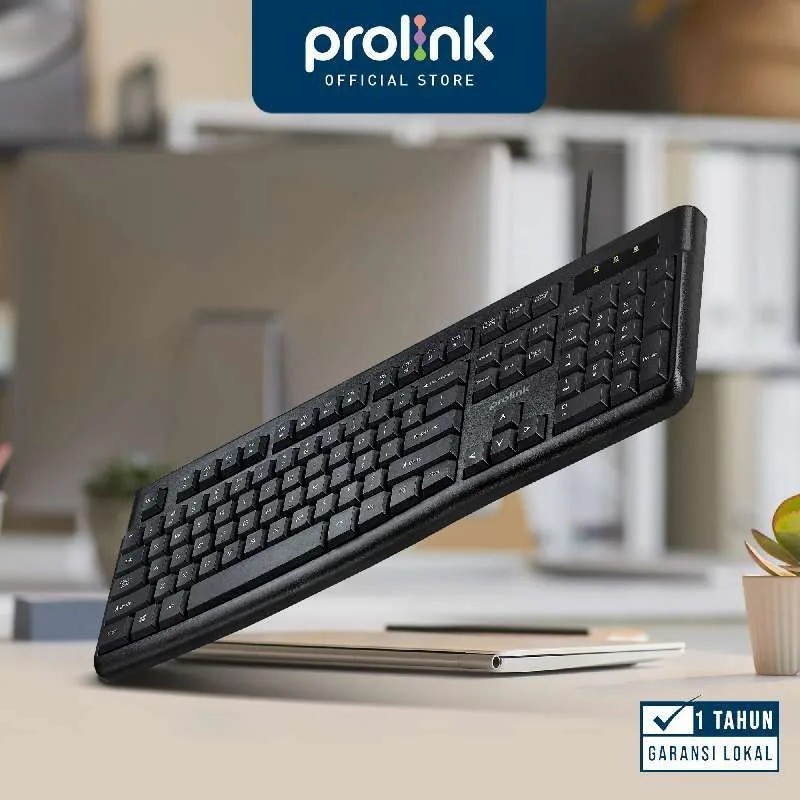 Prolink PKCM-2007 PKCM2007 คีย์บอร์ดมัลติมีเดียแบบมีสาย Prolink