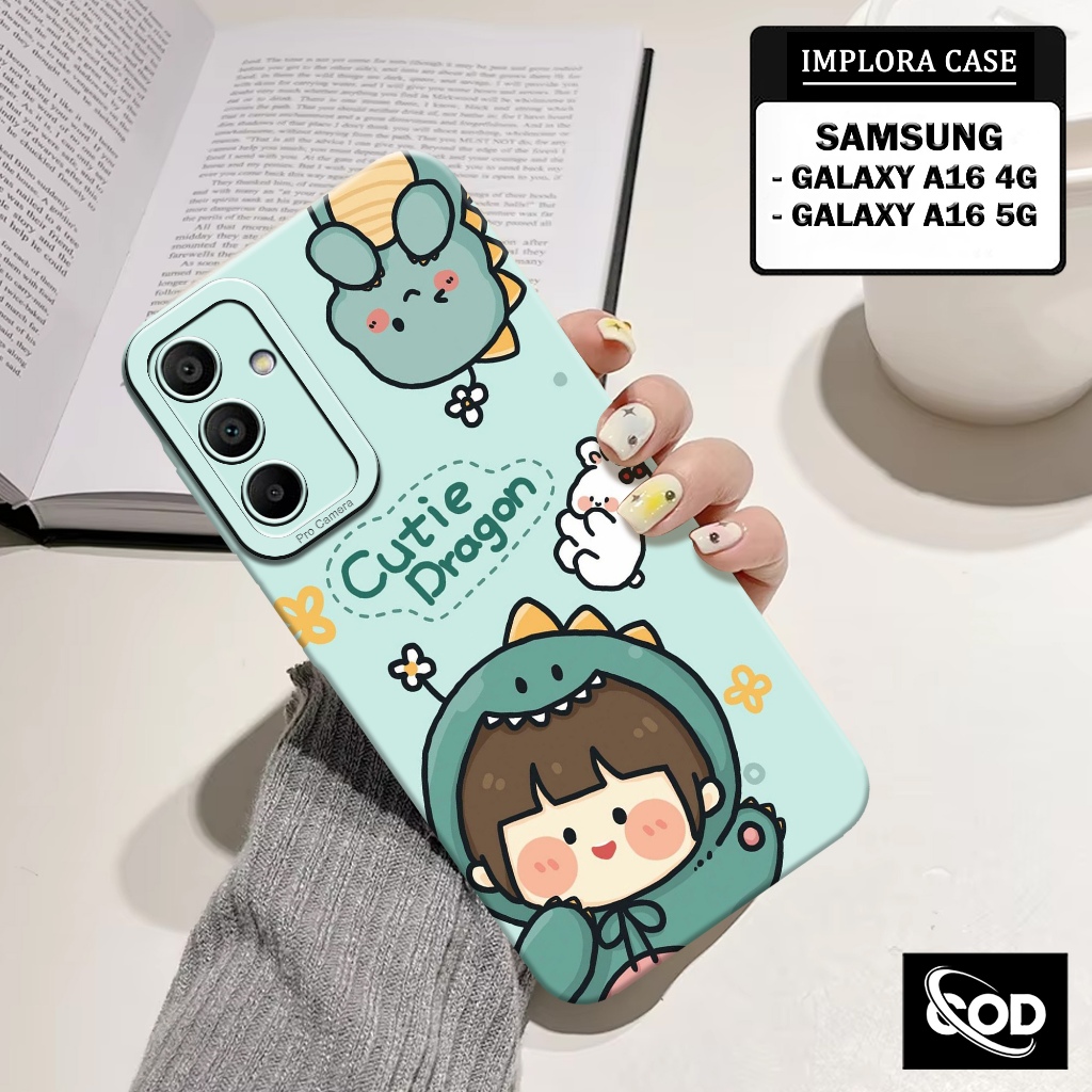IMPLORA CASE - เคสโทรศัพท์ Samsung Galaxy A16 4G / A16 5G - เคสแฟชั่นการ์ตูน - เคสนิ่ม Samsung A16 4