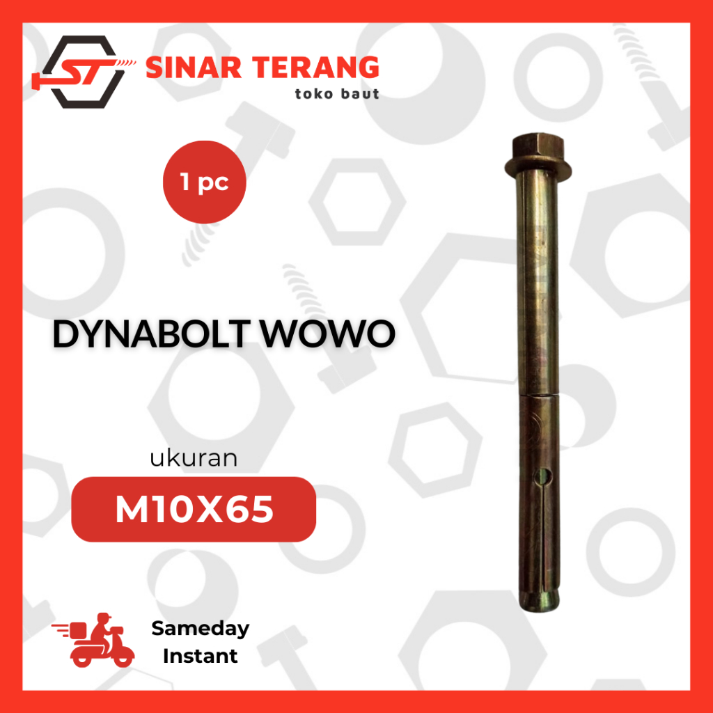 Dynabolt WOWO M10 X 65 - Ramset M10 X 65 - ชุดขายึด Dinabolt