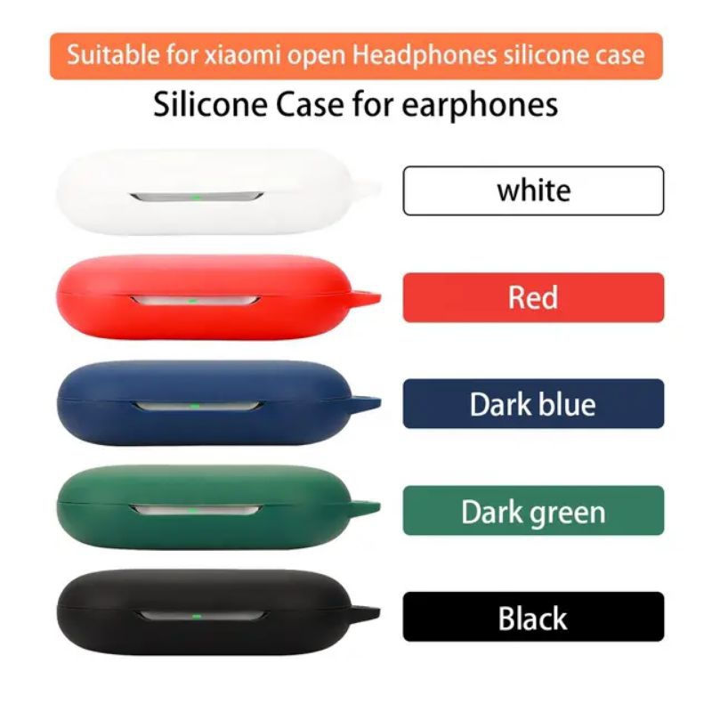 เคสปลอกซิลิโคนป้องกัน Xiaomi Openwear Stereo+Carabiner