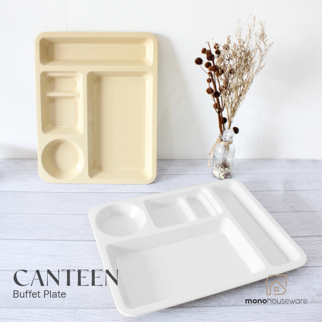 [ MONO ] BUFFET PLATE / จานพลาสติก / จานพลาสติก