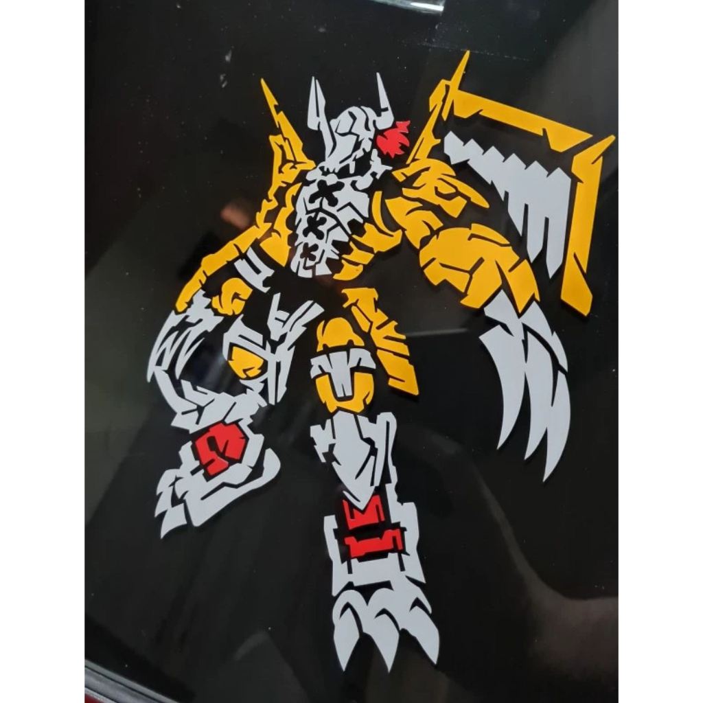 Digimon Wargreymon Anime Manga Cutting Sticker