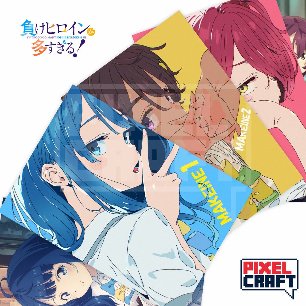 โปสเตอร์ติดผนังตัวละครอนิเมะ Make Heroine ga Oosugiru! ขนาด - A3