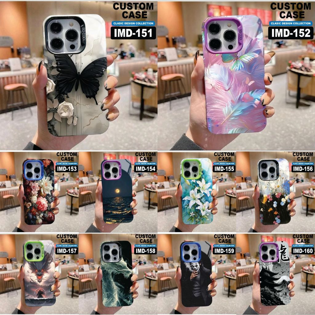 IPHONE 6/IP 6+/IP 7/IP 8/IP 7+/IP 8+ CASE MOTIF CODE IMD C151- C160 CHECK DESCRIPTION VENUS ACC