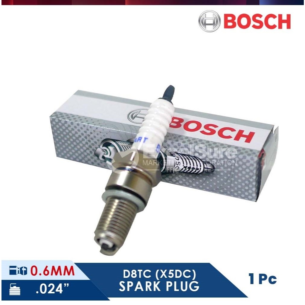 หัวเทียนรถจักรยานยนต์ BOSCH X5DC ดั้งเดิม