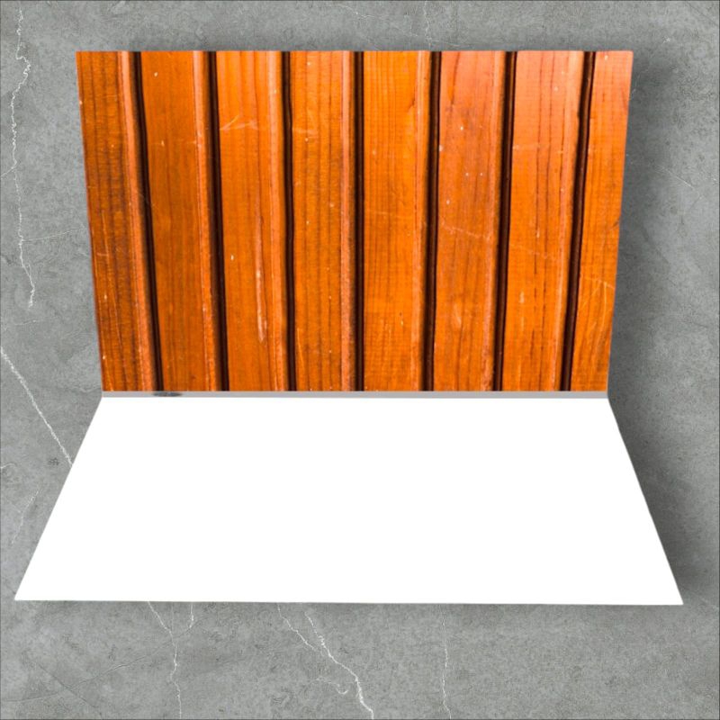 Putih KAYU เสื่อพับ 30x45 พื้นหลังภาพสินค้า น้ําตาลเข้ม ไม้ Motif ฐานสีขาว