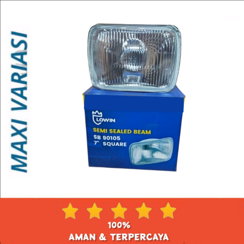 2 ชิ้น H4 HEADLAMP กล่อง 7" Universal SB 90105 LOWIN