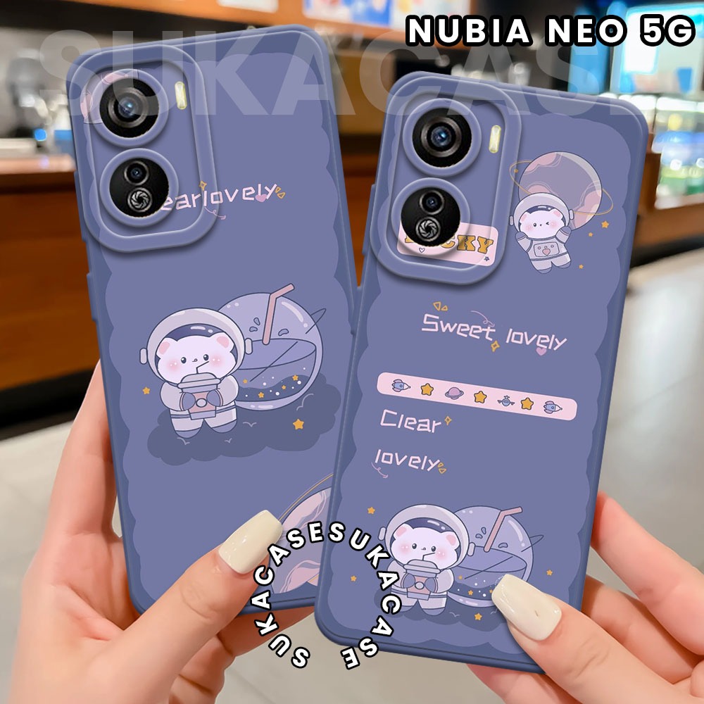 HP Nubia Neo 5G/Neo 2 5G เคสแฟชั่น Astrounot (SK05) Rubber Softcase - เคสกล้อง Pro
