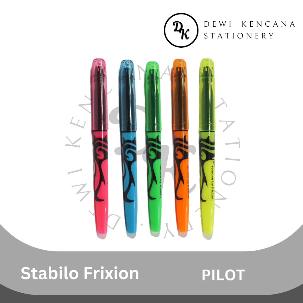 Pilot Frixion Highlighter Highlighter/Stabilo ลบ