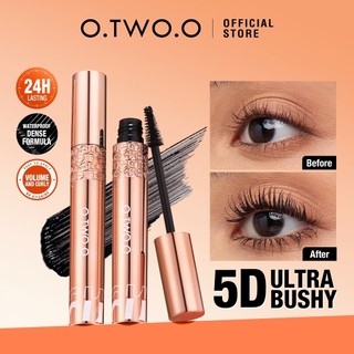 O.TWO.O Ultimate 5D Thick Mascara Waterproof MakeUp Black Tahan Anti Air Long Lasting