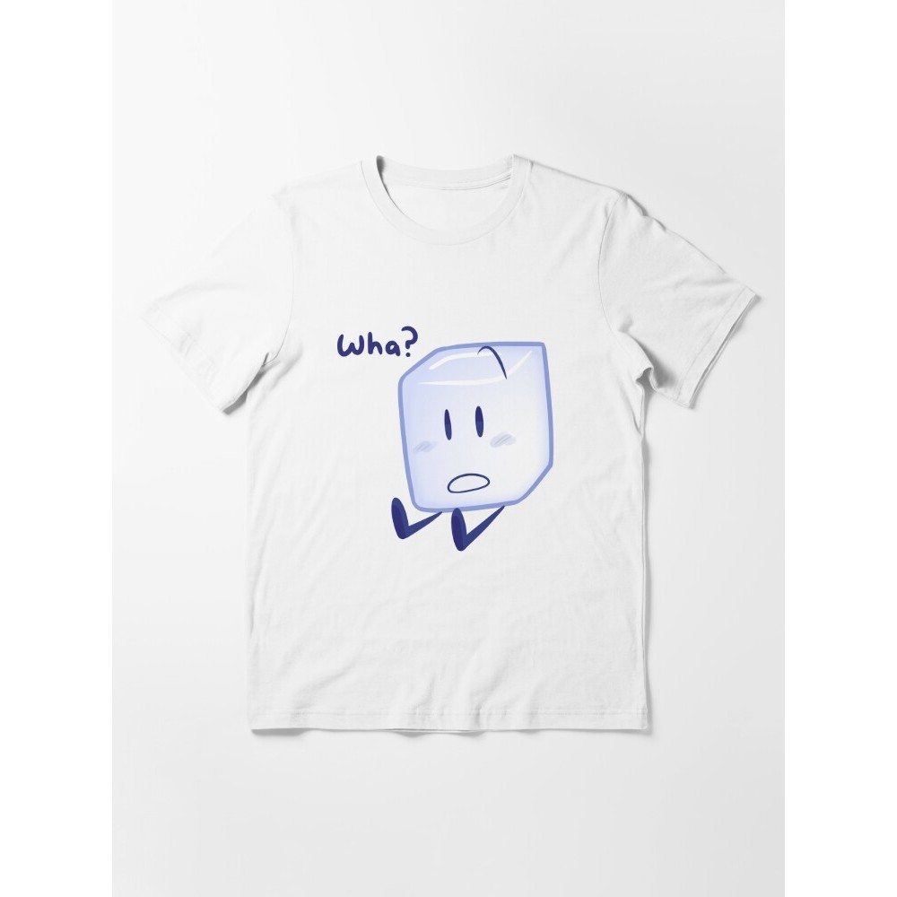 Cartooon BFDI Ice Cube BFDI เสื้อยืดสีพื้น