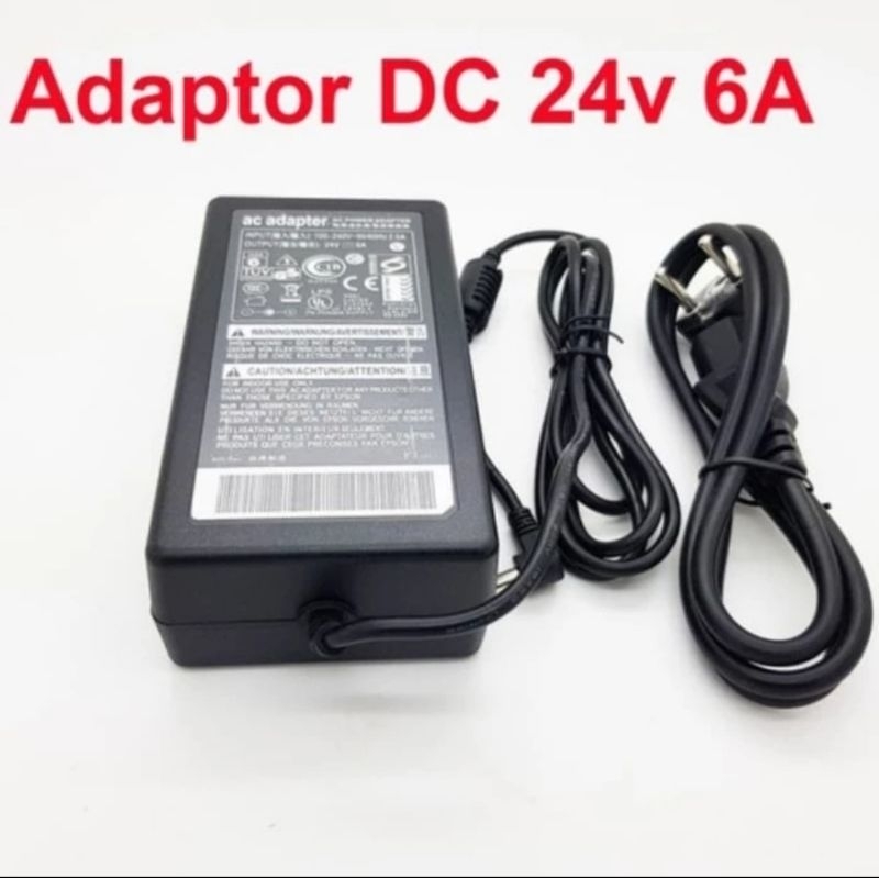 อะแดปเตอร์ 24v 6A dc / แหล่งจ่ายไฟ 24v 6a