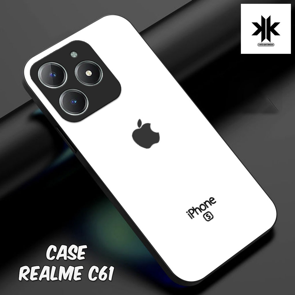 เคส HP KK60 Realme C61 - เคสโทรศัพท์ Realme C61 - Glass Softcase - Glossy Hardcase - เคสโทรศัพท์ - P