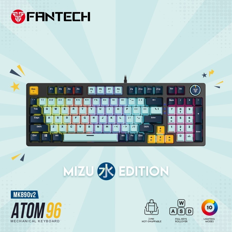 คีย์บอร์ด Fantech Gaming MK-890 V2