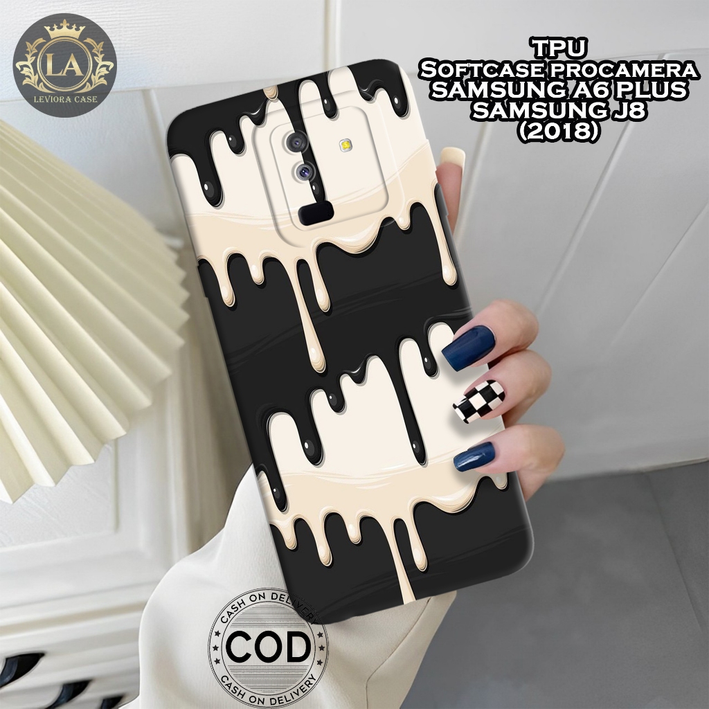 เคส Samsung A6 Plus / J8 (2018) - เคส Leviora - เคสไอศกรีมแฟชั่น - เคส Samsung A6 Plus/J8 Softcase -
