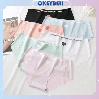 •OKEY BELI•CD1801 Celana Dalam CD Seamles Tanpa Jahitan Anti Nyeplak Fashion Es Sutra Katun Wanita