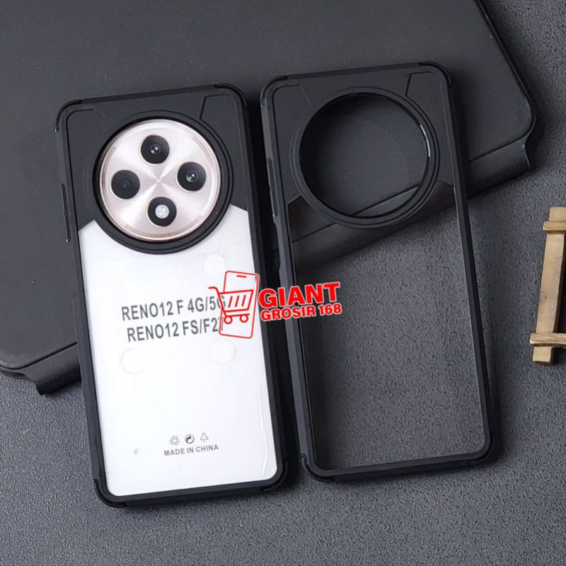 Oppo Reno 12F Oppo Reno 12 5G Oppo Reno 12 Pro 5Gเคสใสไฮบริดกันกระแทกป้องกันการตกโปร่งใสOppo Reno 12