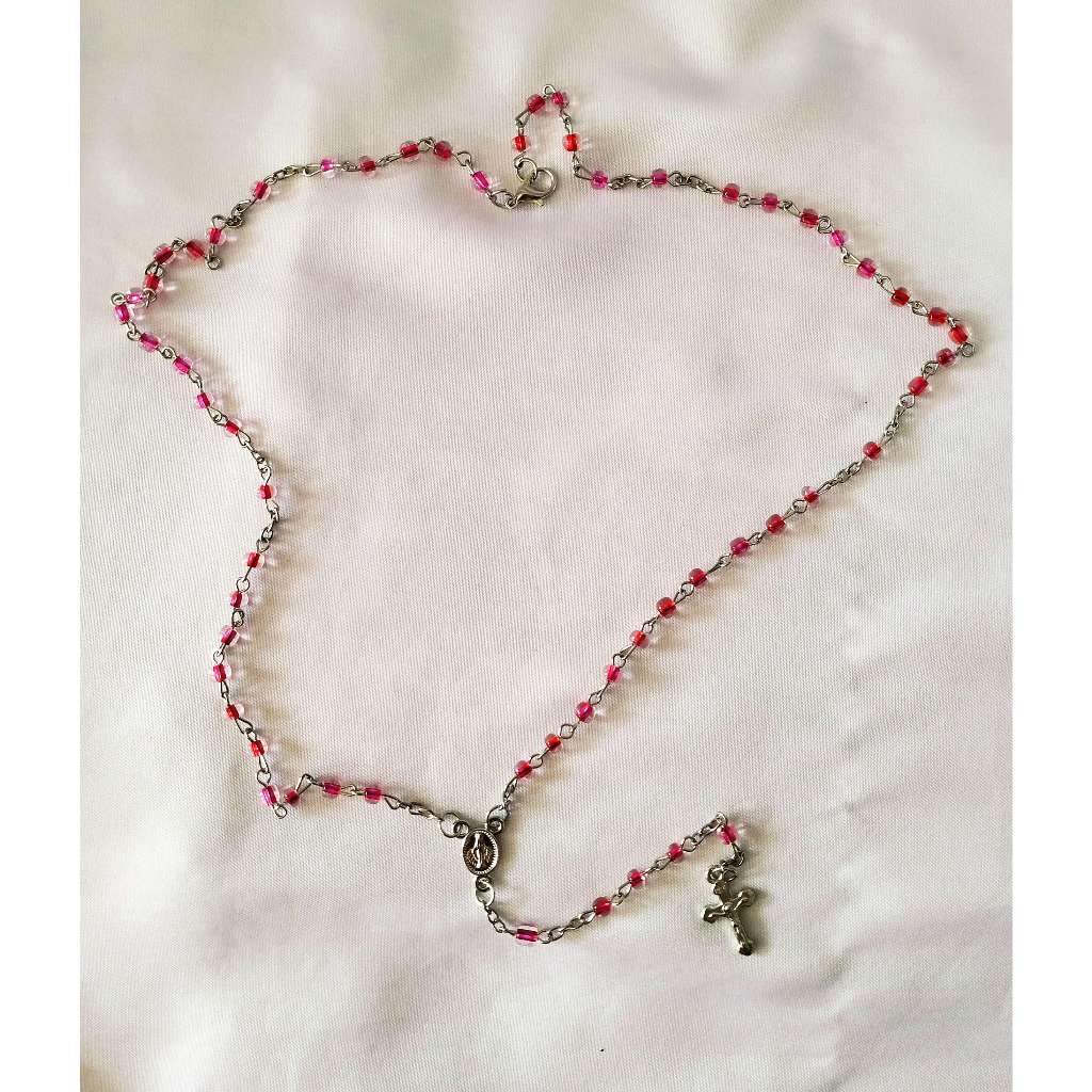 NARWASTU - สร้อยคอลูกประคําลูกอมคาทอลิกขนาดเล็ก - PTR093